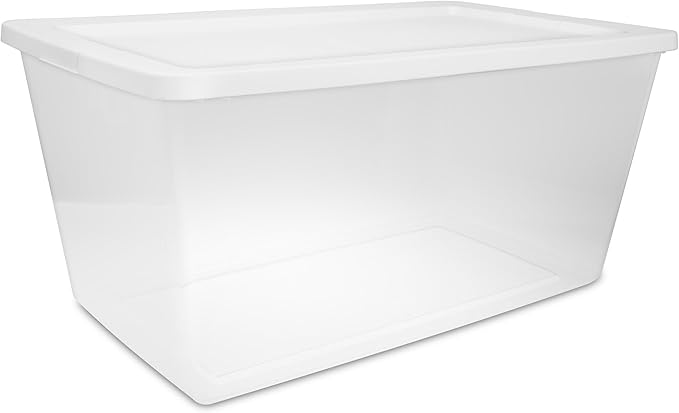 90QT transparent plastic storage boxes - Image 8