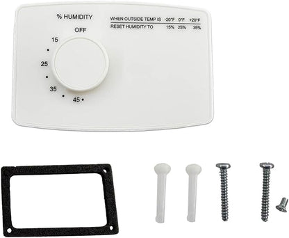 4655 Manual Digital Humidifier Replacement 24V AC Control Switch White - Image 2