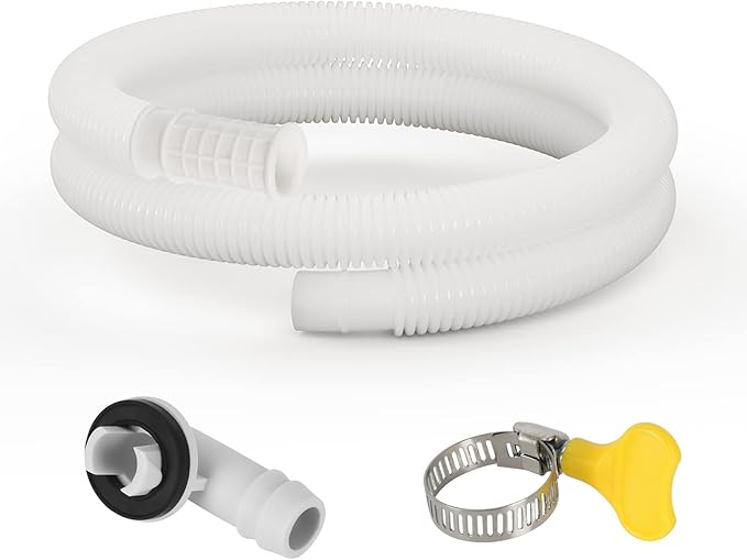 HOXHA 5 Ft Air Conditioner Drain Hose Kit Plastic Tubing by HOXHA