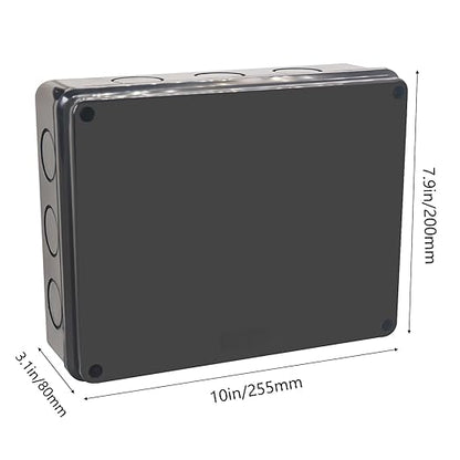 Junction Box, Reserved Holes Electrical Boxes Waterproof IP65 ABS Plastic - Image 2