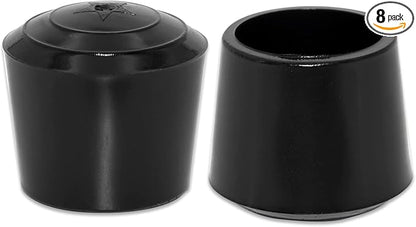 Flyshop 1", 25 mm, Patio Round Chair Leg Caps, Furniture Table Feet Covers by Flyshop
