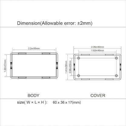 LeMotech Project Box 10 Pieces ABS Plastic Electrical Project Case Small - Image 7