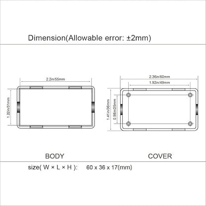 LeMotech Project Box 10 Pieces ABS Plastic Electrical Project Case Small - Image 7
