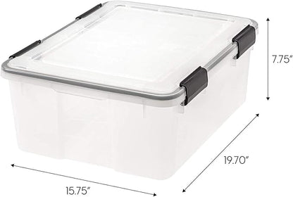 IRIS USA 30.6 Quart WEATHERPRO Plastic Storage Box - Image 3