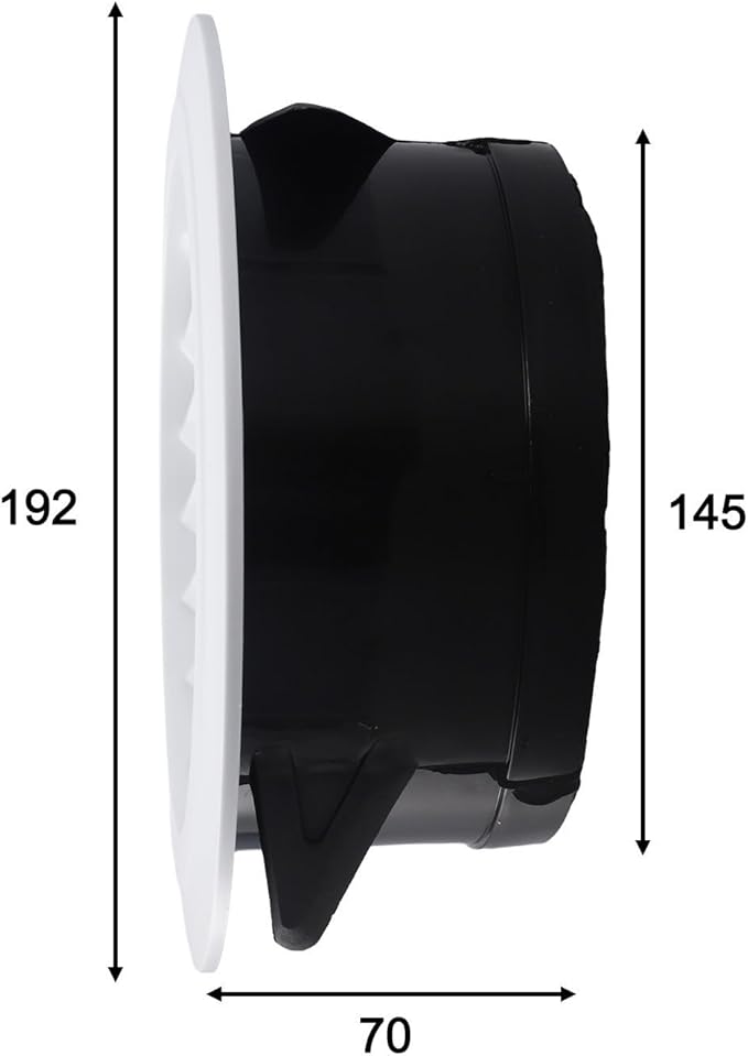 Round Louvered ABS Duct Vent Cover - Image 7