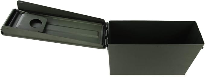 GUGULUZA Metal Ammo Can 30/50 Cal, Lockable Bullet Storage Case, Waterproof & - Image 5