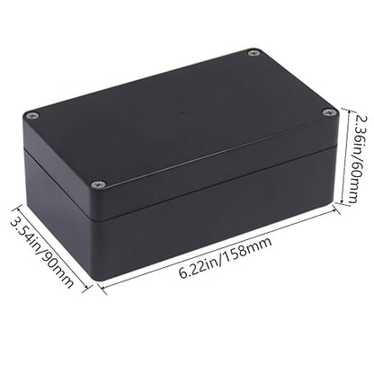 Project Box IP65 Waterproof Junction Box ABS Plastic Black Electrical Boxes DIY - Image 2