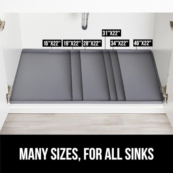 GORILLA GRIP Waterproof Silicone Under Sink Mat - Image 8