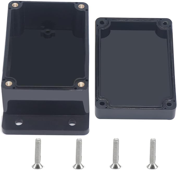 Outdoor Waterproof Junction Box IP67 Project Box ABS Black Electrical Boxes by Otdorpatio