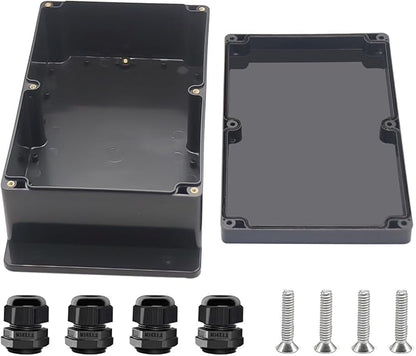 Project Box ABS Black Electrical Boxes IP67 Outdoor Waterproof Junction Box by Otdorpatio