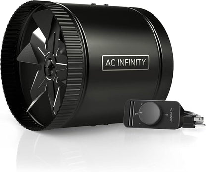 AC Infinity RAXIAL S8, Inline Booster Duct Fan 8” by ACInfinity