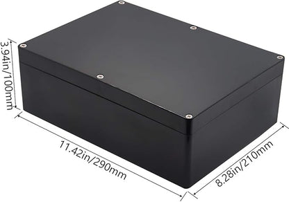Project Box IP65 Waterproof Junction Box ABS Plastic Black Electrical Boxes DIY - Image 2