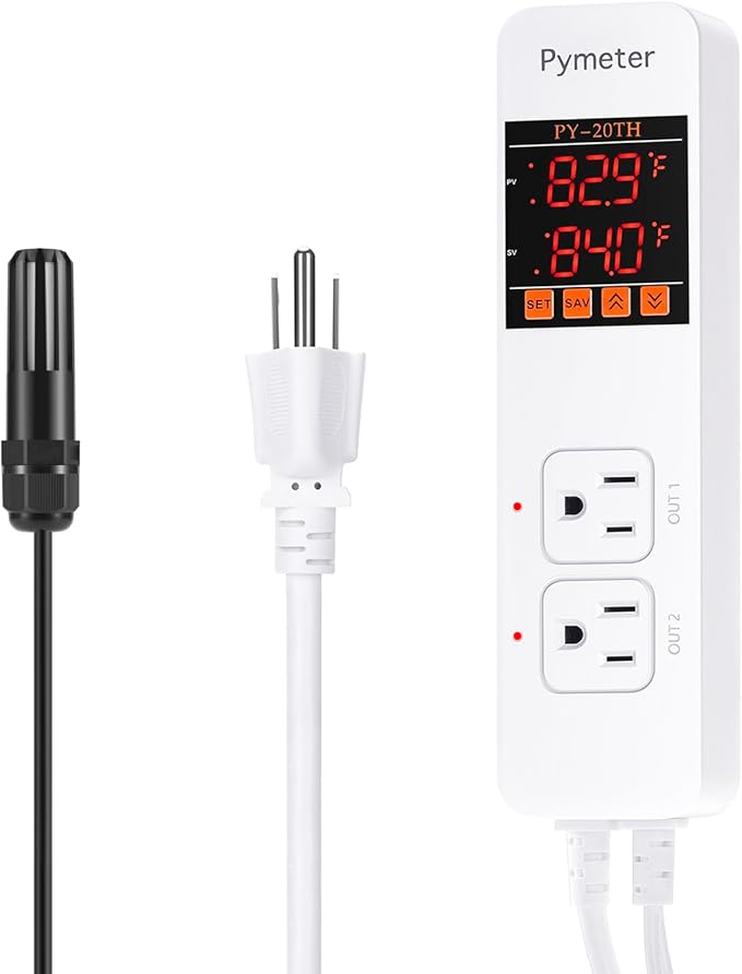 Humidity and Temperature Controller Humidistat by Pymeter