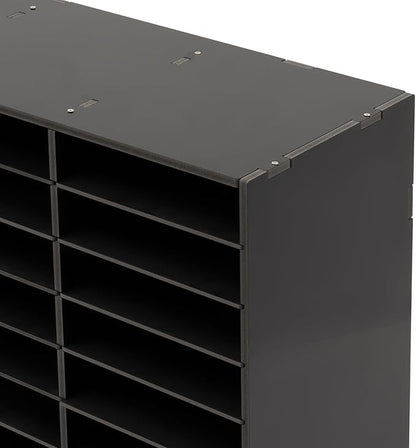 Literature Organizers 24/36Slots Mail Sorter Compartment Files Rack File - Image 4