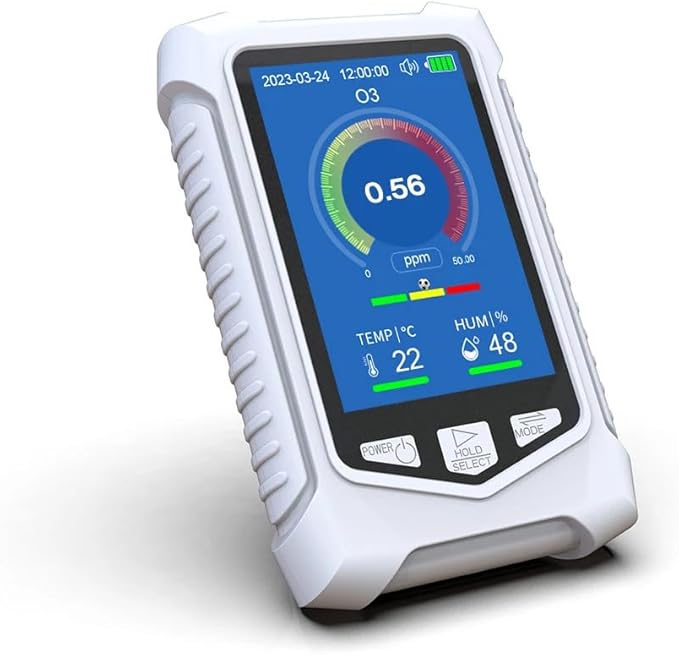 Portable O3 Meter Ozone Detector 3.5 Inch TFT Multifunction Air Quality Monitor - Image 2