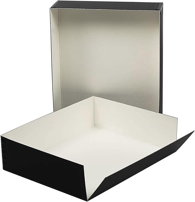 Lineco Museum Archival Storage Box, Drop Front Design - Image 5