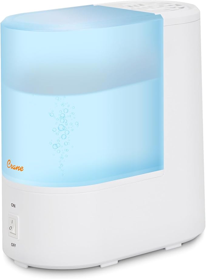 Crane Warm Mist Humidifier, Small Humidifier by Crane