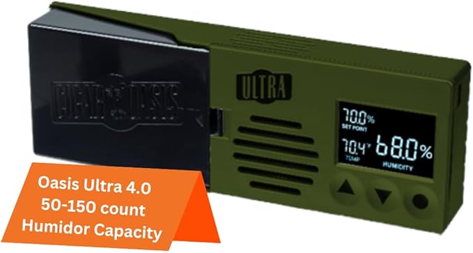 Cigar Oasis Ultra 4.0 Cigar Humidor Humidifier by CigarOasis