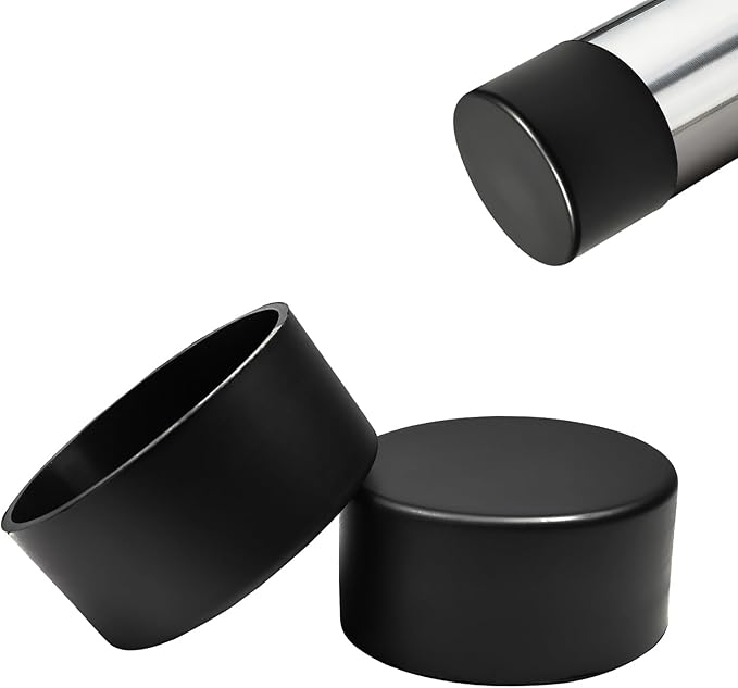 2 Pcs 3" Round Chair Leg Tips Caps, Silicone Rubber Furniture Leg Floor by BOPOREAE