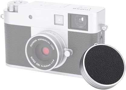 Fuji X Half Leather Texture Lens Cap, Aluminum Anti-Dust Anti-Scratches - Image 4