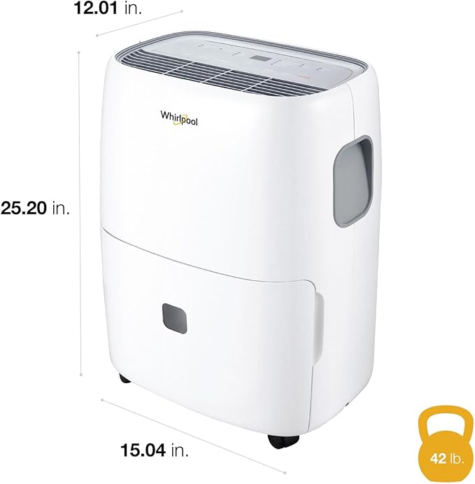 Whirlpool 50-Pint Portable Dehumidifier - Image 4