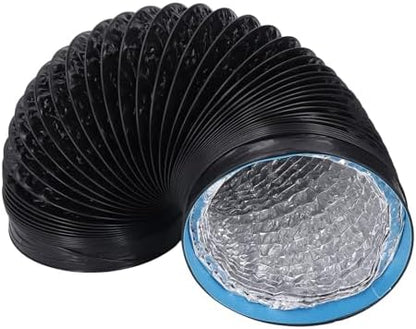 Jeanoko 1PCS 7"/ 6.56ft Dryer Vent Exhaust Hose, Flexible Aluminum Foil by Jeanoko
