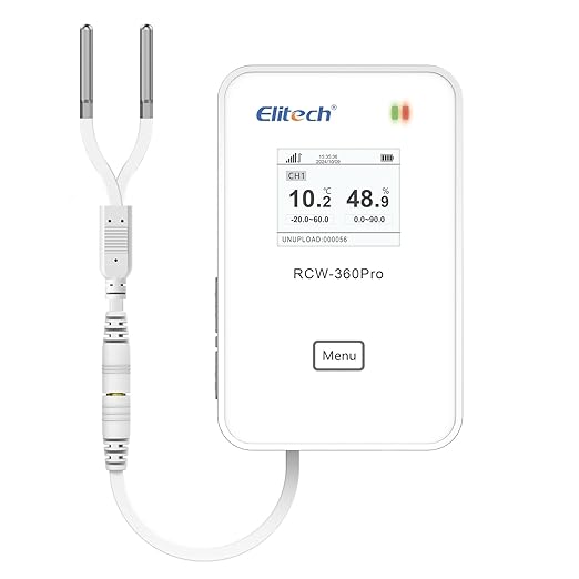 Elitech Dual Temperature Probe for RCW-360Pro, -40°F to 176°F, 16.4ft Cable - Image 6
