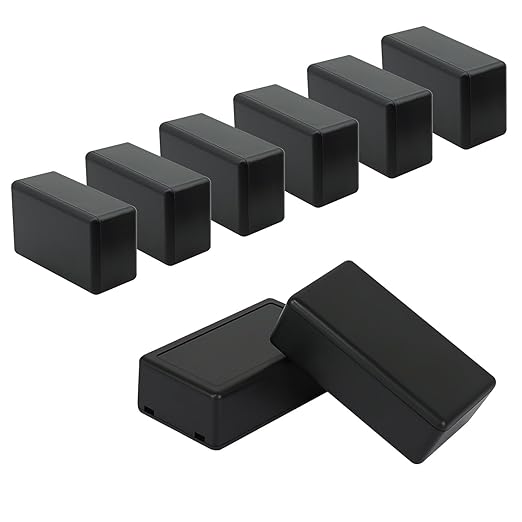 Project Box 8 Pieces Electrical Box Small Junction Box ABS Plastic Enclosure by HoHaing
