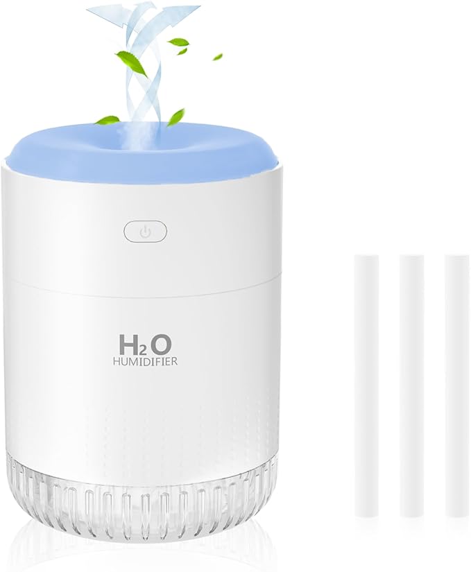 SZO Portable Mini Humidifier, 500ML USB Personal Cool Mist Humidifiers by SZOLLC