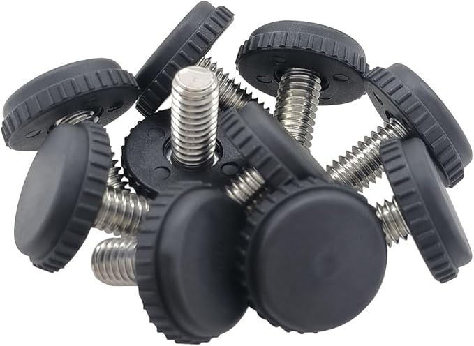 Hooshing 10PCS 5/16-18 Stainless Steel Adjustable Furniture Levelers Screw in - Image 6