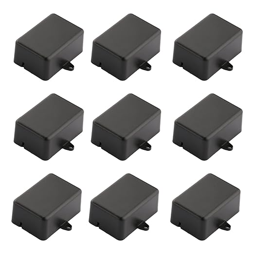 Fielect 9Pcs Dustproof Electronic Junction Box Plastic Enclosure Project Box by Fielect