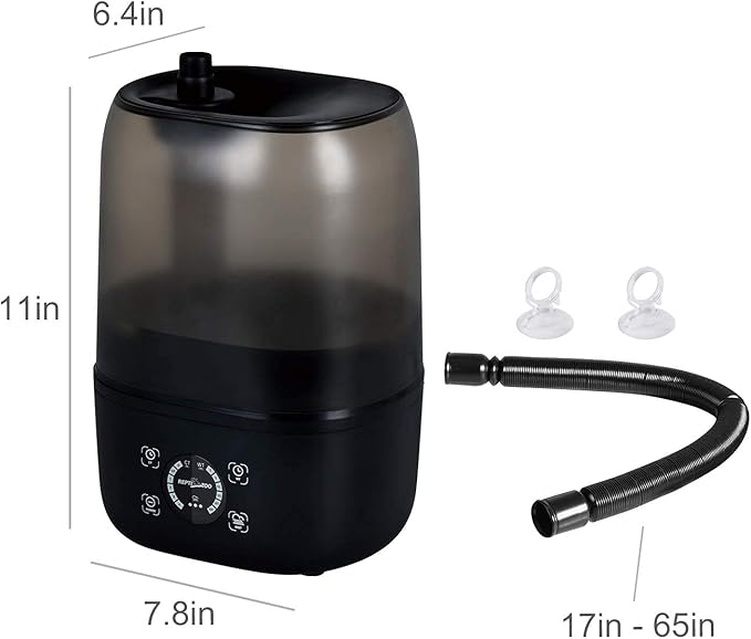 REPTI ZOO 4L Reptile Fogger Mister Tank, Terrariums Digital Tank Timing - Image 8