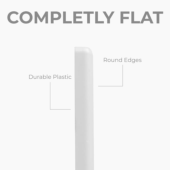 8" x 8" Square Air Vent Cover – White Plastic Vent Deflector - Image 5