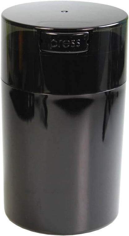 Tightvac - 1 oz to 6 ounce Vacuum Sealed Storage Container - Black Pearl by Tightpac+America+Inc.