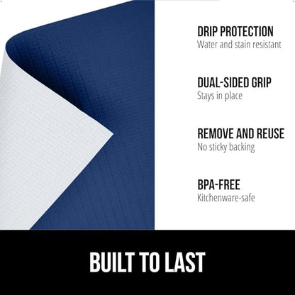 GORILLA GRIP DripGuard Shelf Liner, Non-Adhesive Drawer and Kitchen Cabinet - Image 2