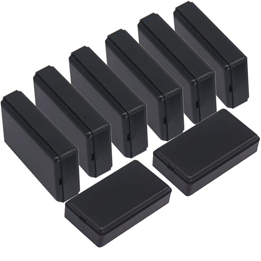 Zulkit 8Pcs Project Boxes ABS Plastic Electrical Project Case Power Junction by Zulkit
