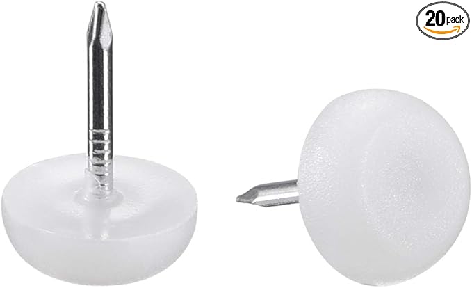 uxcell Furniture Feet Nail Plastic Glide Nails Chair Table Leg Protector Pads by uxcell