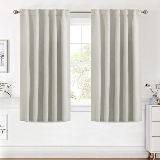 H.VERSAILTEX Blackout Curtains Thermal Insulated Window Treatment Panels Room by HVERSAILTEX