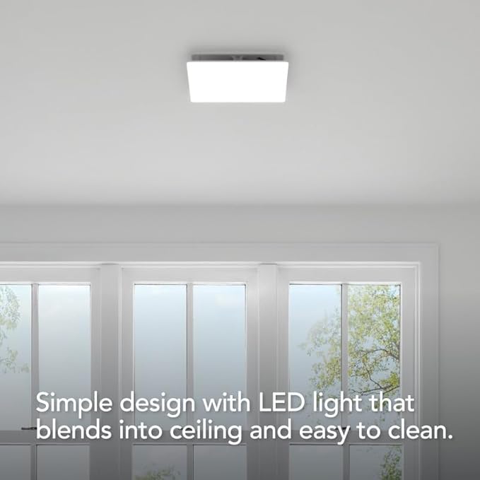 EVOLVE Premium Bathroom Exhaust Fan w/Light and Continuous Run, 50-80-110 - Image 6