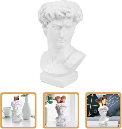 DOITOOL Greek Statue of David Collectible Figurine Cute Vase Vases - Image 8