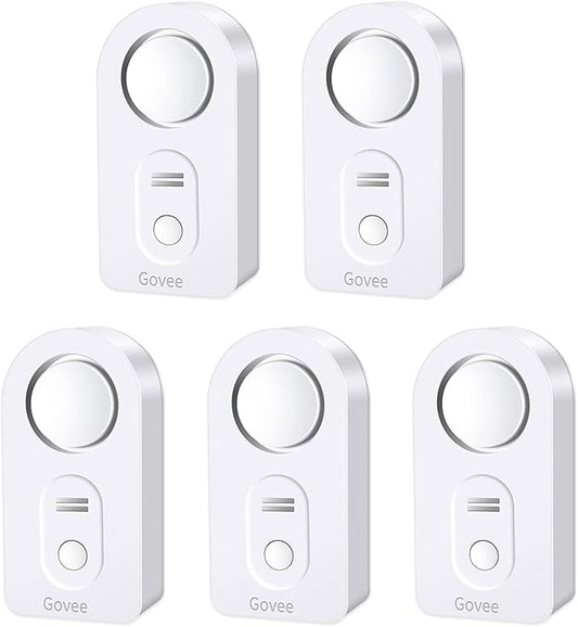 Govee Water Leak Detectors 5 Pack, 100dB Adjustable Audio Alarm Sensor by Govee