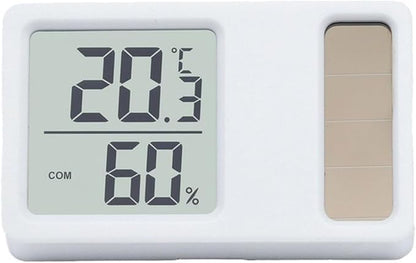 Thermometers Hygrometer Solar Power Desktop Temperature Humidity Meter Gauge - Image 8