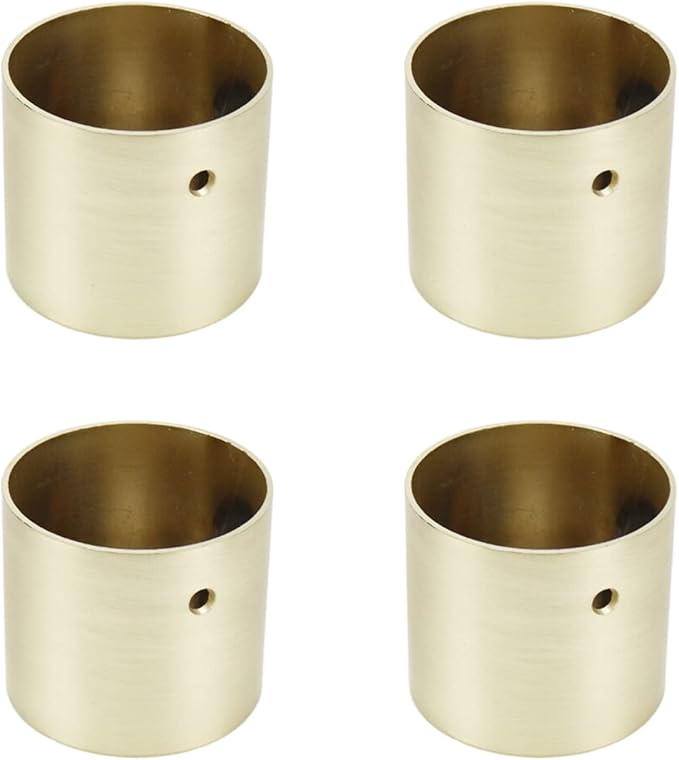4pcs Modern Table Foot Cover Caps Brass Chair Feet Protector Zinc Alloy Round by Meprotal