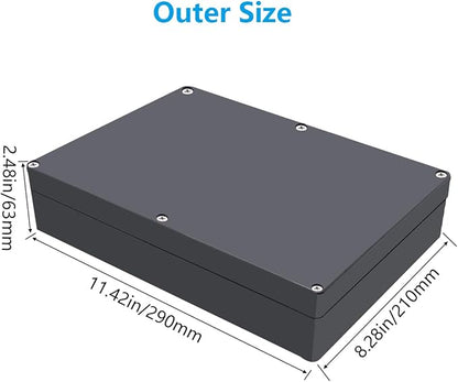 Project Box ABS Black Electrical Boxes IP67 Outdoor Waterproof Box Electronic - Image 2