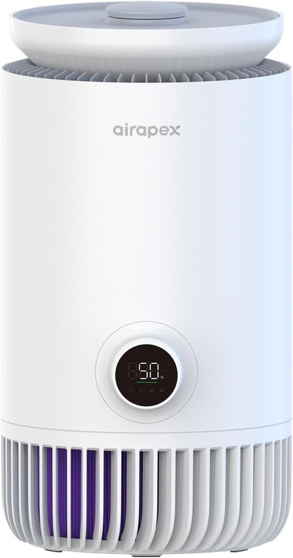 2-in-1 Humidifier and Air Purifier Combo, Mistless Evaporative Humidifier and by Airapex