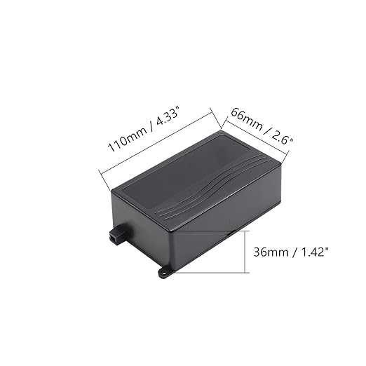 Fielect 2Pcs Project Box Dustproof Electronic Junction Box ABS Plastic - Image 2