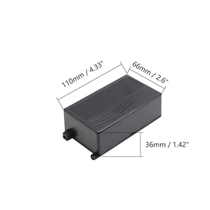 Fielect 2Pcs Project Box Dustproof Electronic Junction Box ABS Plastic - Image 2