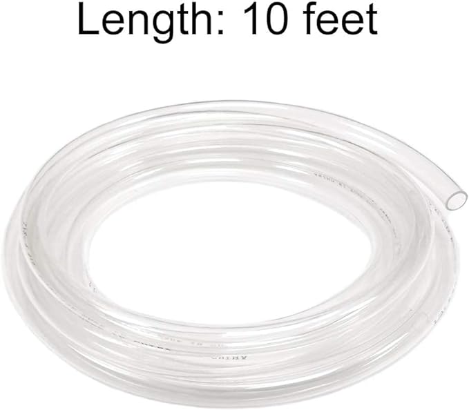 Eastrans 10ft x 1/4" ID Clear Vinyl Tubing, Flexible Hybrid PVC Tubing Hose - Image 5