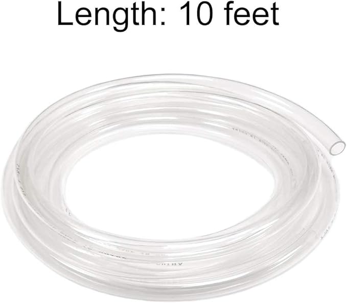 Eastrans 10ft x 3/16" ID Clear Vinyl Tubing, Flexible Hybrid PVC Tubing Hose - Image 5