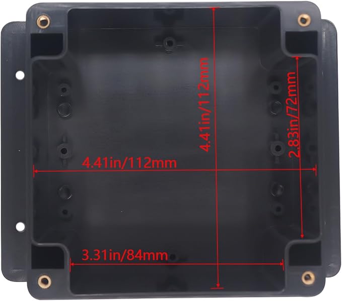 Project Box ABS Plastic Black Electrical Boxes IP65 Waterproof DIY Electronic - Image 3